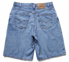 画像2: 90s USA製 Levi'sリーバイス 565 デニム ショートパンツ w33 L13★ショーツ (2)