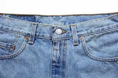 画像5: 90s USA製 Levi'sリーバイス 550 デニム ショートパンツ w33★01 ショーツ (5)