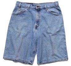 画像1: 90s USA製 Levi'sリーバイス 565 デニム ショートパンツ w33 L13★ショーツ (1)