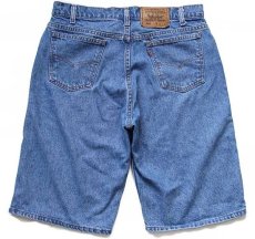 画像2: 90s USA製 Levi'sリーバイス 560 デニム ショートパンツ w34★ショーツ (2)