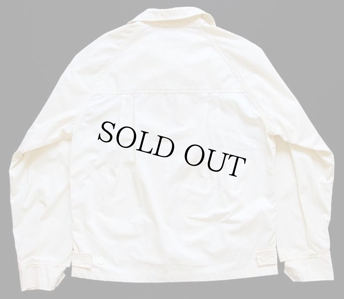 画像2: 90s McGREGORマクレガー チンスト付き ドリズラージャケット アイボリー M (2)