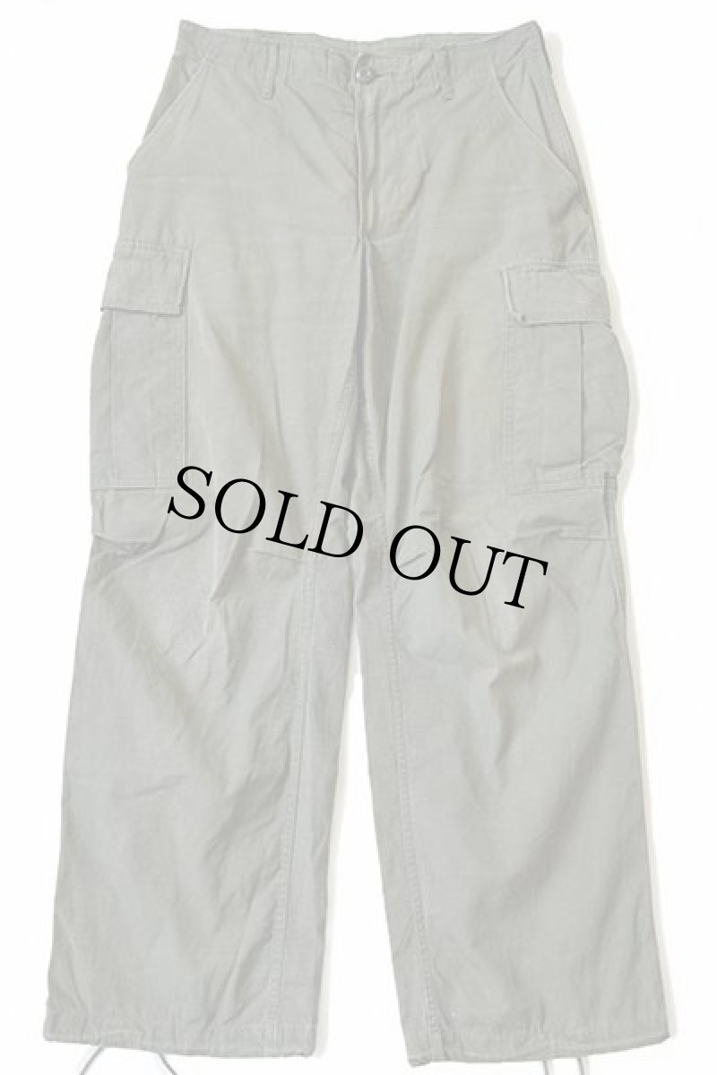 画像2: 60s 米軍 U.S.ARMY ジャングルファティーグパンツ オリーブグリーン R-S (2)