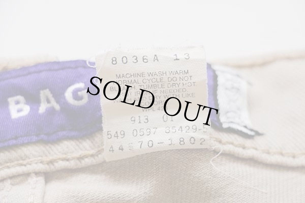 画像6: 90s USA製 Levi'sリーバイス silverTabシルバータブ BAGGY カラーデニムパンツ 後染め グレーベージュ w29 L30 (6)