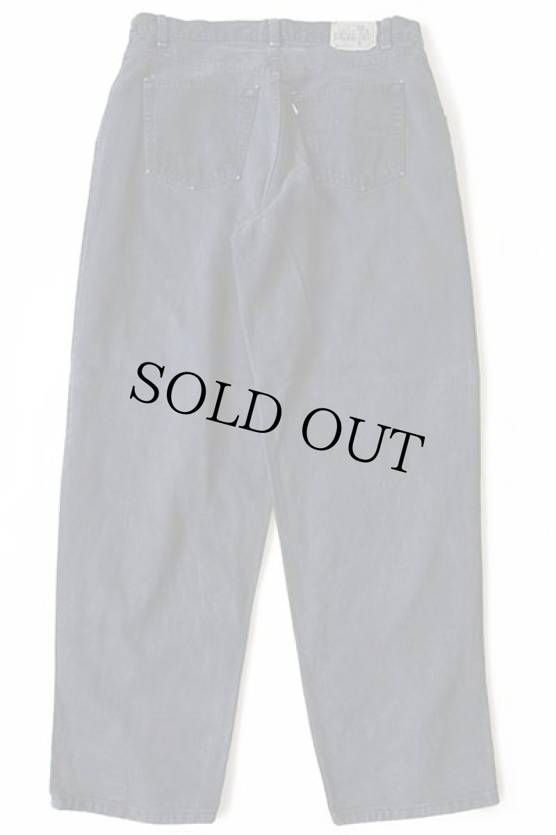 画像3: 90s Levi'sリーバイス silverTabシルバータブ BAGGY ワンタック カラーデニムパンツ 後染め 紺 w38 (3)