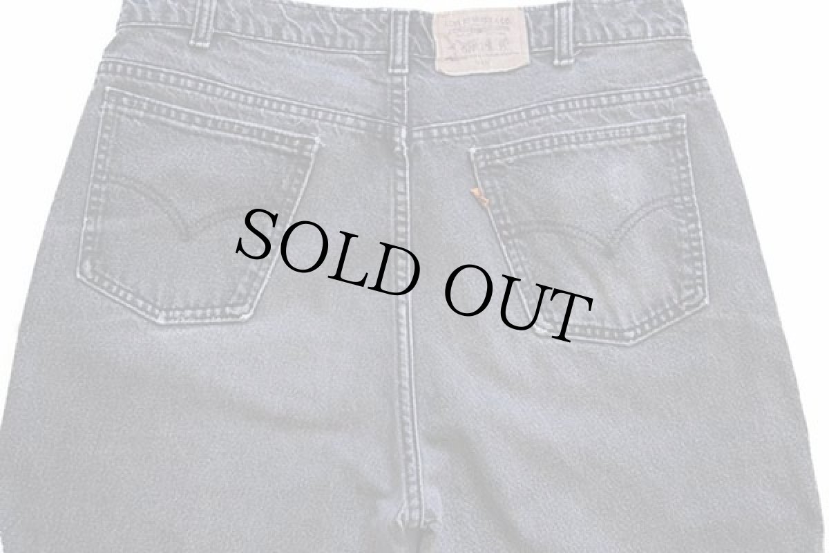 画像5: 80s カナダ製 Levi'sリーバイス 619 ブラック デニムパンツ w36 L32 (5)