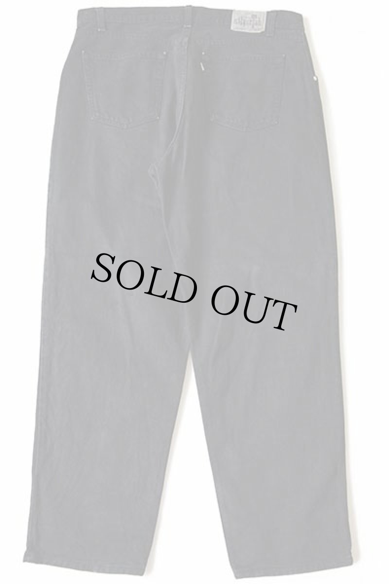 画像3: 90s USA製 Levi'sリーバイス silverTabシルバータブ LooSe ワンタック ブラック デニムパンツ w38 L30 (3)