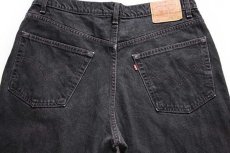 画像4: 90s カナダ製 Levi'sリーバイス 550 ブラック デニムパンツ w38 L34★E (4)