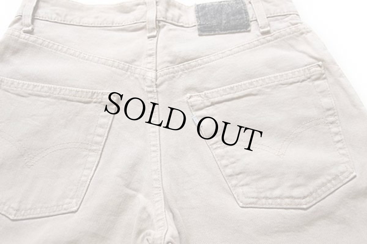 画像4: 90s USA製 Levi'sリーバイス silverTabシルバータブ BAGGY カラーデニムパンツ 後染め グレーベージュ w29 L30 (4)