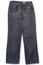 画像3: 80s カナダ製 Levi'sリーバイス 619 ブラック デニムパンツ w36 L32 (3)