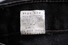 画像6: 00s USA製 Levi'sリーバイス 560 ブラック デニムパンツ w38 L34 (6)