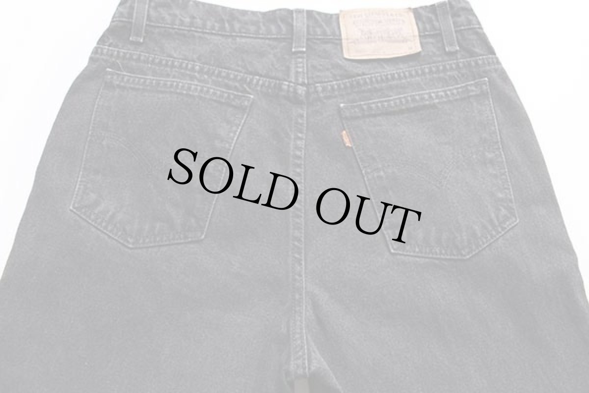 画像4: 90s メキシコ製 Levi'sリーバイス 15921 ブラック デニムパンツ 14 REG.M (4)