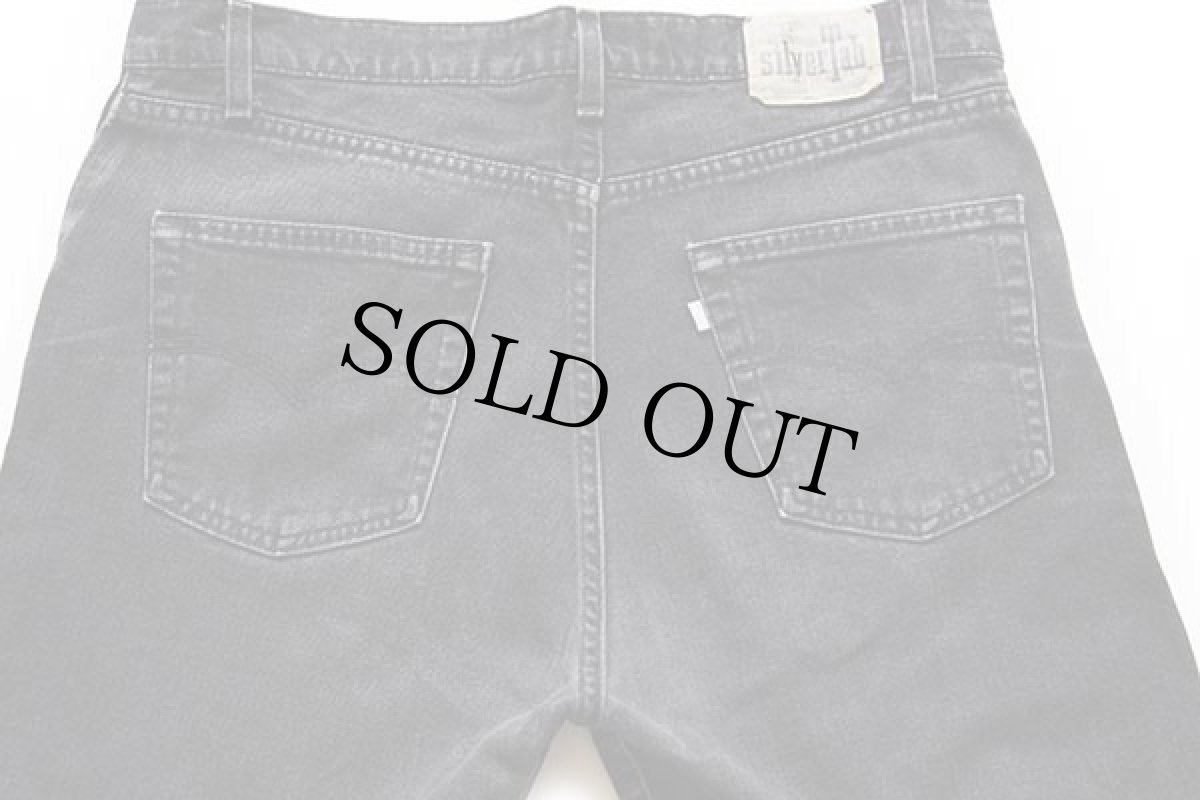 画像4: 90s USA製 Levi'sリーバイス silverTabシルバータブ STRAIGHT ブラック デニムパンツ w38 L30 (4)