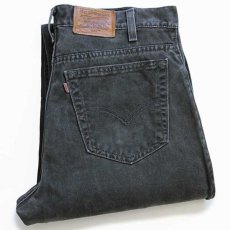 画像1: 90s USA製 Levi'sリーバイス SIGNATURE 540 カラーデニムパンツ 深緑 w34 L34 (1)