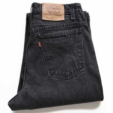 画像1: 90s メキシコ製 Levi'sリーバイス 15921 ブラック デニムパンツ 14 REG.M (1)