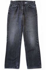 画像2: 80s カナダ製 Levi'sリーバイス 619 ブラック デニムパンツ w36 L32 (2)