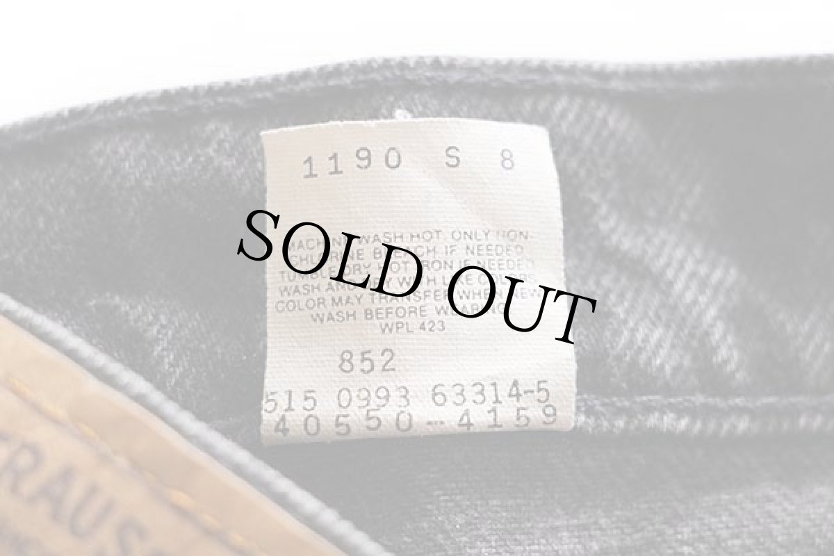 画像6: 90s USA製 Levi'sリーバイス 550 ブラック デニムパンツ w36 L32★B (6)