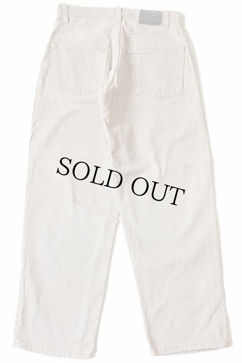 画像3: 90s USA製 Levi'sリーバイス silverTabシルバータブ BAGGY カラーデニムパンツ 後染め グレーベージュ w29 L30 (3)