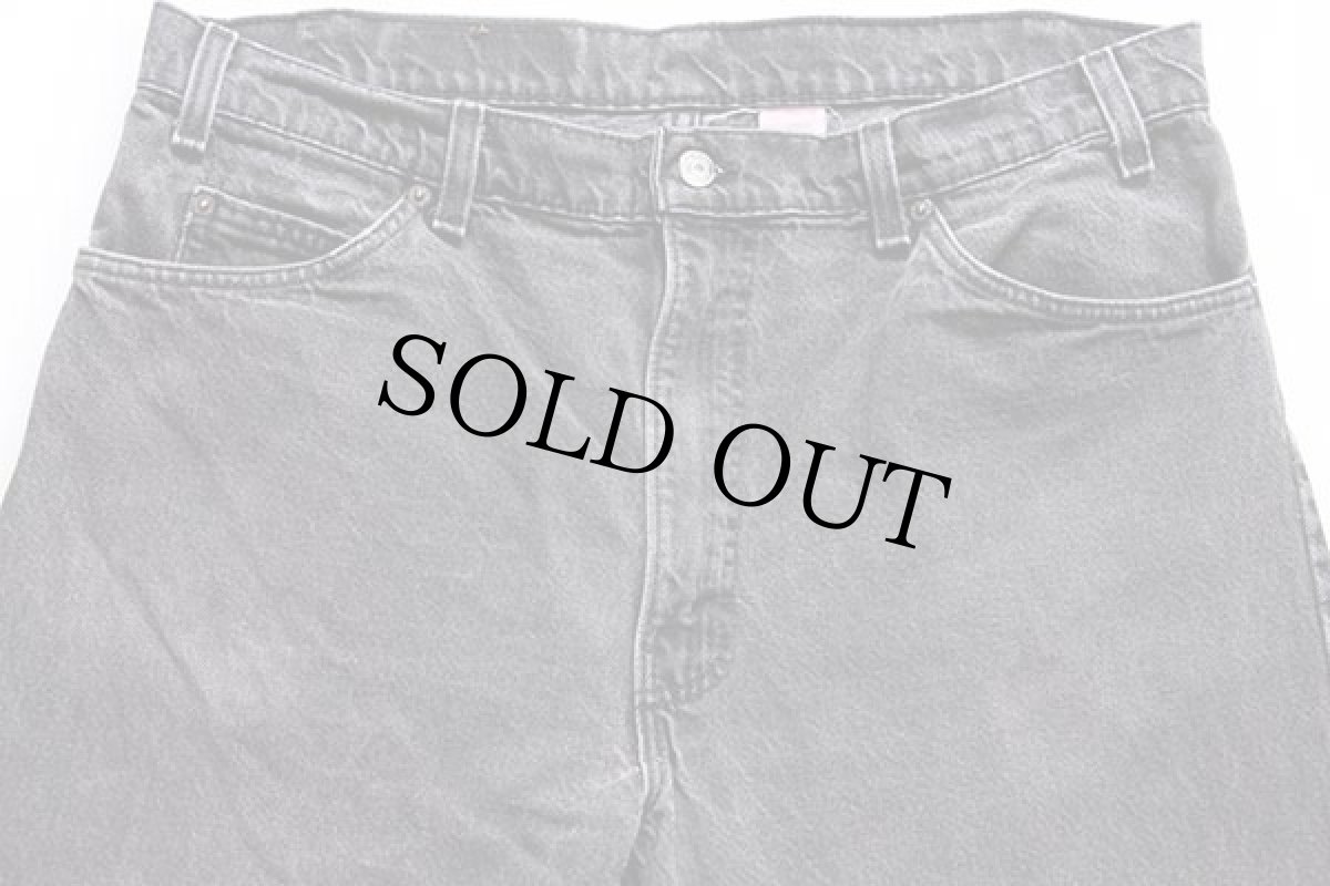 画像4: 90s USA製 Levi'sリーバイス 550 ブラック デニムパンツ w38 L32★I (4)