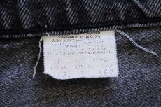 画像6: 80s カナダ製 Levi'sリーバイス 619 ブラック デニムパンツ w36 L32 (6)