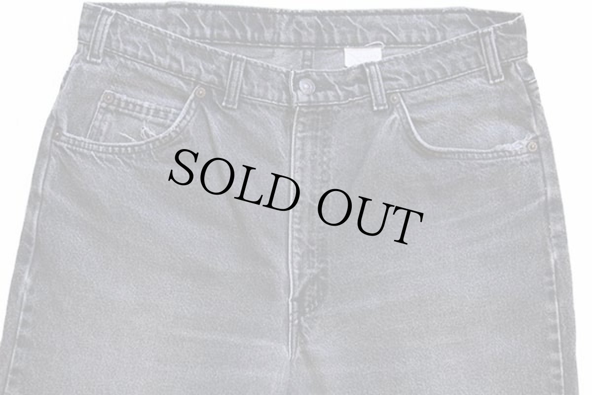 画像4: 80s カナダ製 Levi'sリーバイス 619 ブラック デニムパンツ w36 L32 (4)