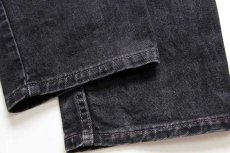 画像7: 00s USA製 Levi'sリーバイス 560 ブラック デニムパンツ w38 L34 (7)