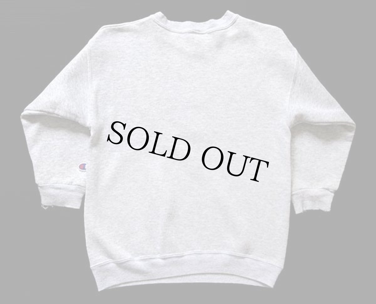 画像2: 90s USA製 Championチャンピオン SDSM&T HARDROCKERS スウェット 杢グレー キッズL (2)