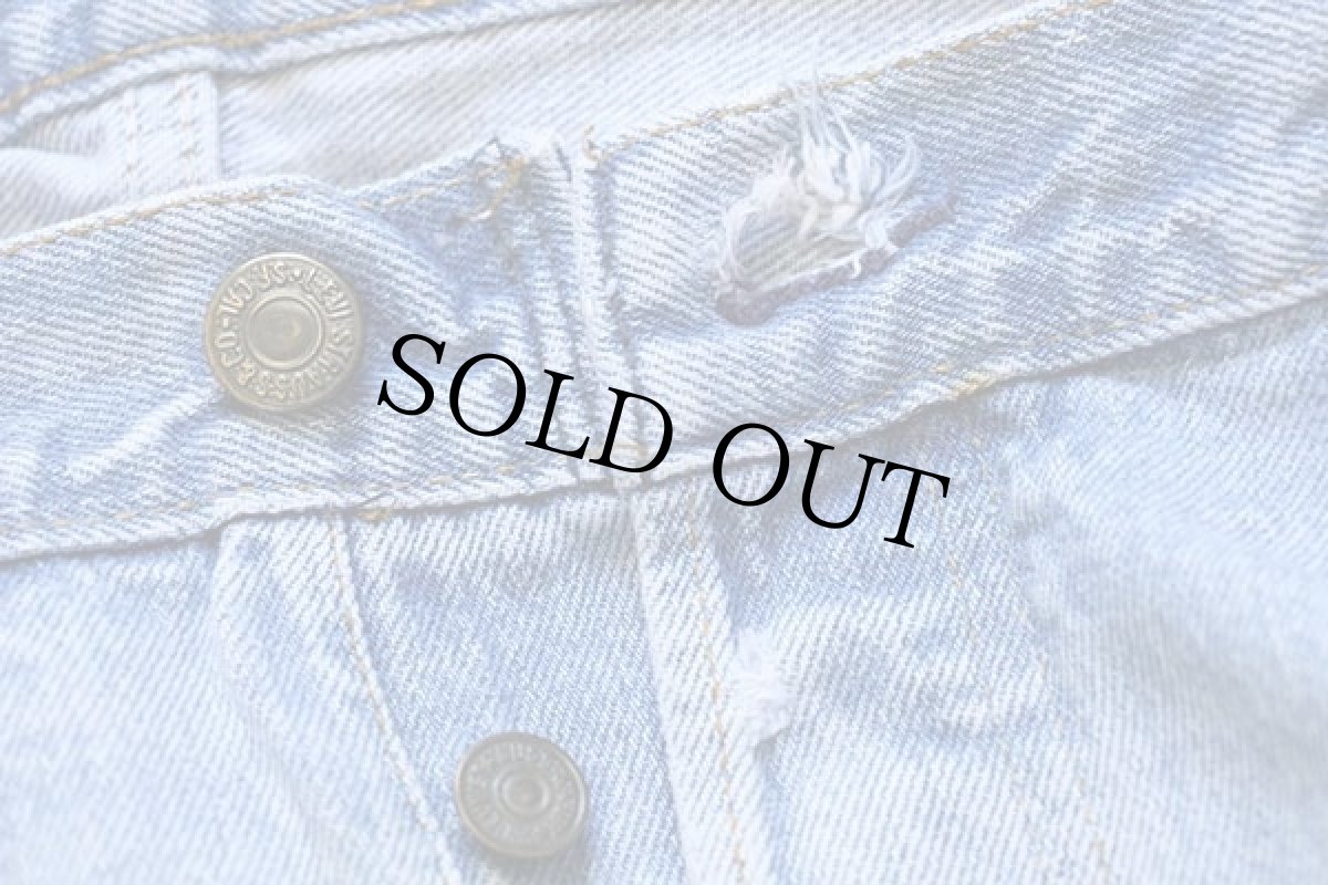 画像10: 80s USA製 Levi'sリーバイス 501 デニムパンツ w38★20 (10)