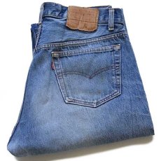 画像1: 80s USA製 Levi'sリーバイス 501 デニムパンツ w36★14 (1)