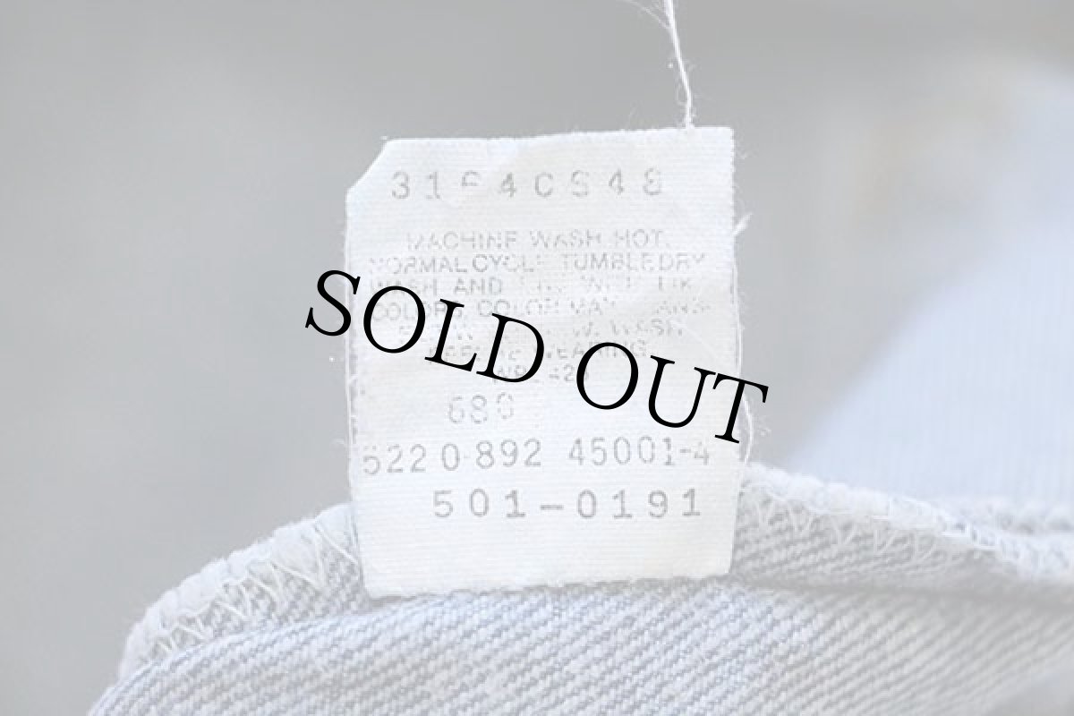 画像8: 90s USA製 Levi'sリーバイス 501 デニムパンツ w36 L34★19 (8)