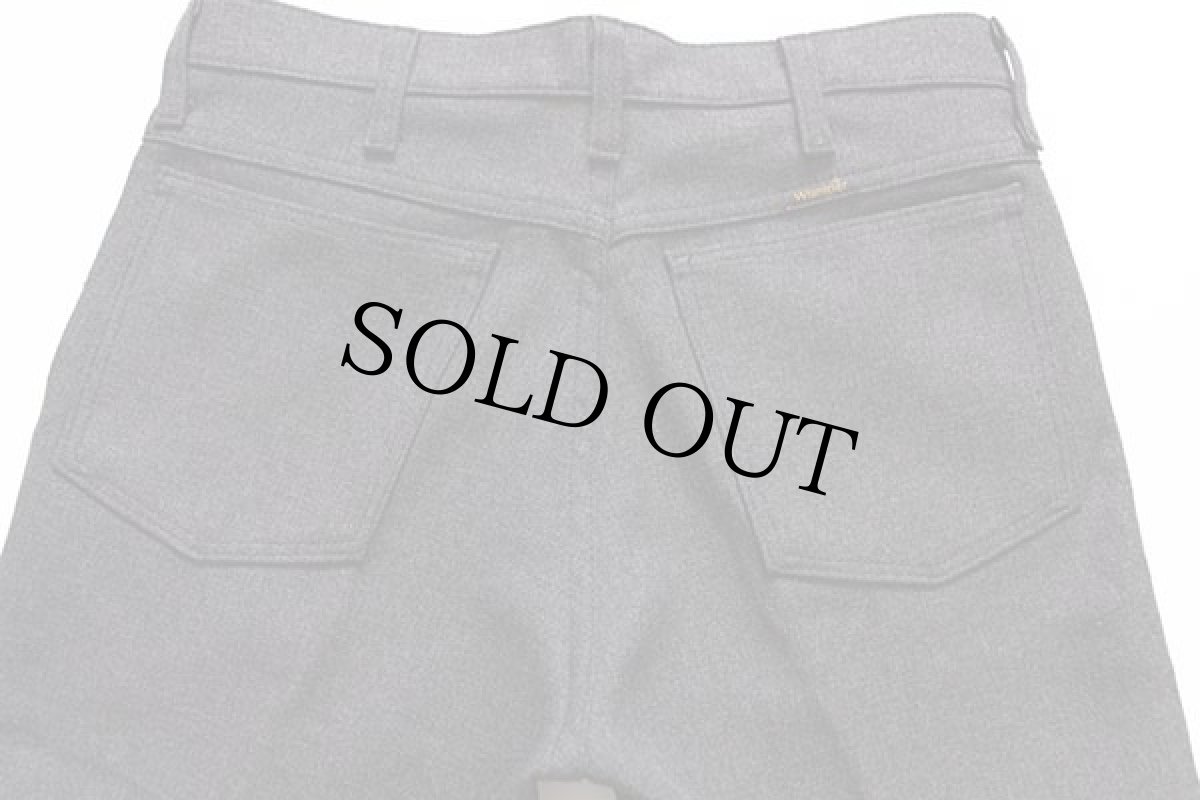 画像5: Wranglerラングラー 82HK ランチャードレスジーンズ ポリエステルパンツ ヘザーブラック w30★スタプレ (5)