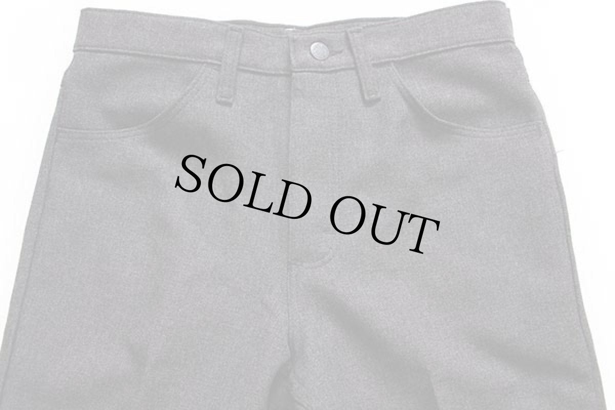 画像4: Wranglerラングラー 82HK ランチャードレスジーンズ ポリエステルパンツ ヘザーブラック w30★スタプレ (4)