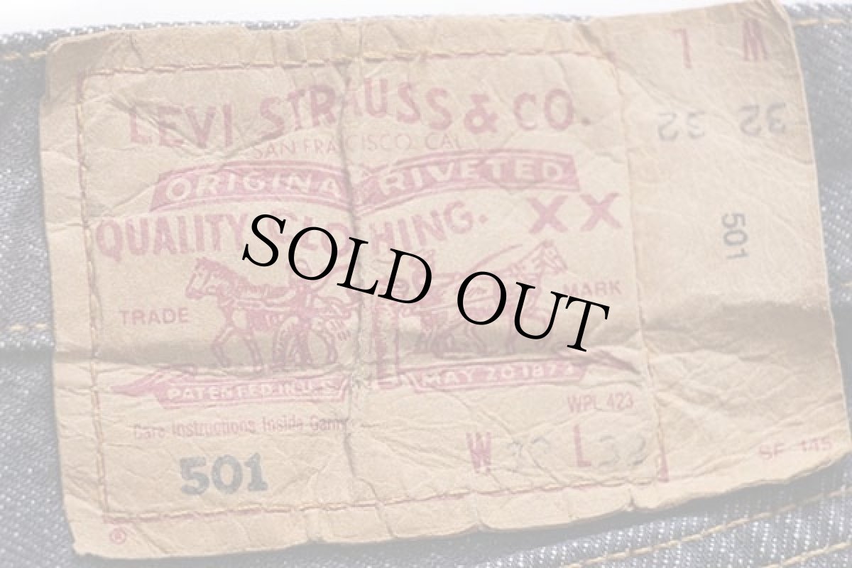 画像6: 00s Levi'sリーバイス 501 バットダイ デニムパンツ w32 L32★25 ユーロ (6)