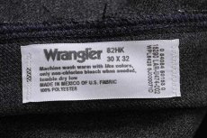 画像6: Wranglerラングラー 82HK ランチャードレスジーンズ ポリエステルパンツ ヘザーブラック w30★スタプレ (6)