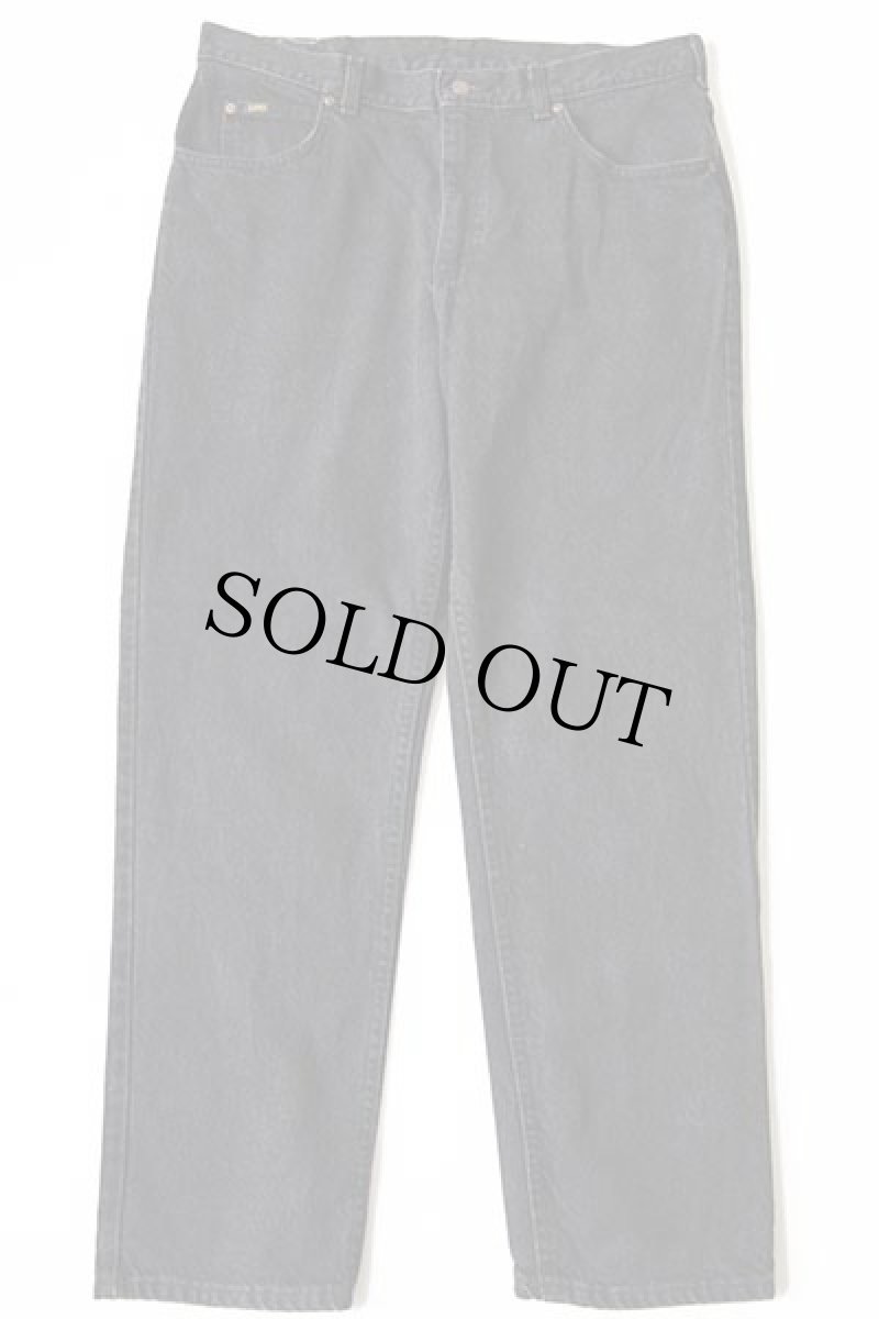 画像2: 90s USA製 Leeリー 205-5508 ブラック デニムパンツ w36 L30 (2)