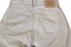 画像5: 90s イタリア製 Levi'sリーバイス 517 コットンツイルパンツ ベージュ w30 L32★ユーロ (5)