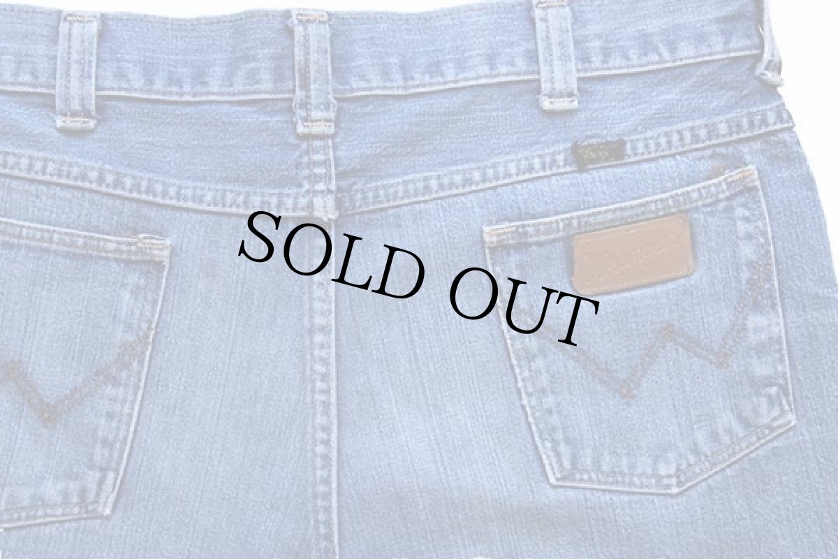 画像5: 70s USA製 Wranglerラングラー フレア デニムパンツ w38 L30 (5)