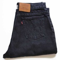 画像1: 90s カナダ製 Levi'sリーバイス 531 ブラック デニムパンツ 後染め w33 (1)