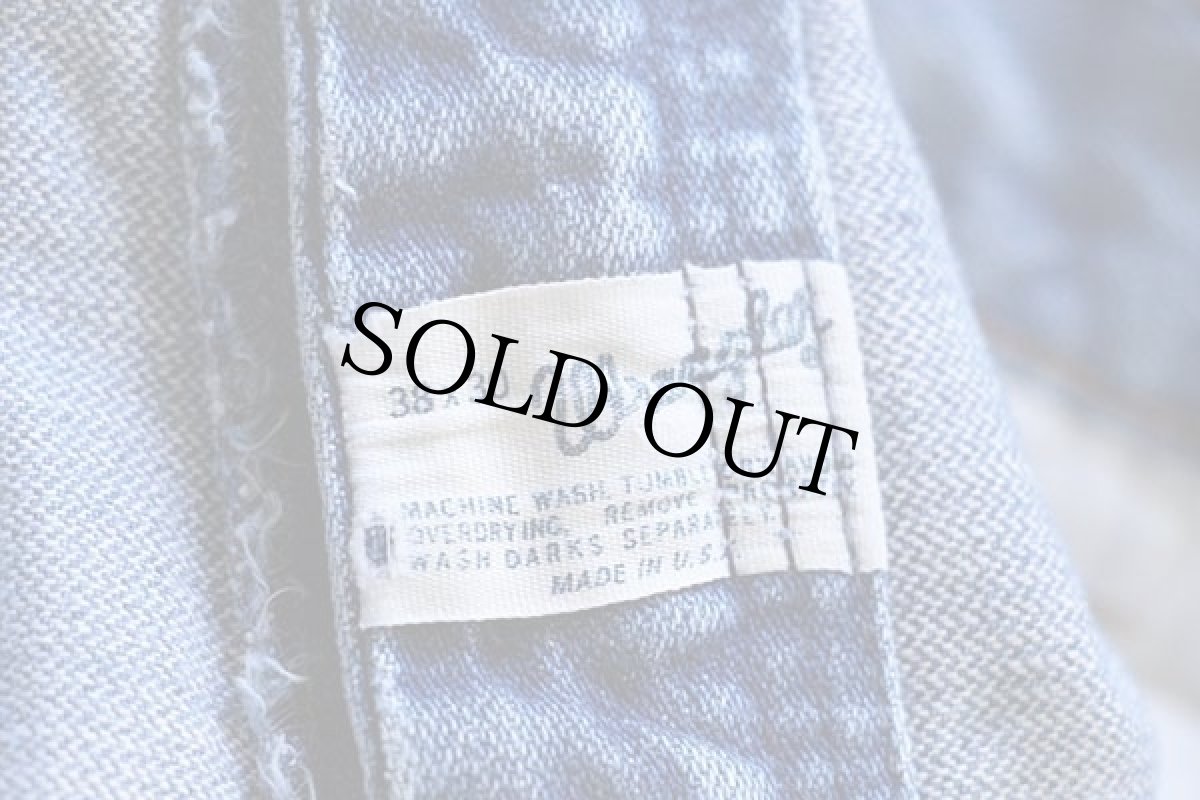 画像6: 70s USA製 Wranglerラングラー フレア デニムパンツ w38 L30 (6)