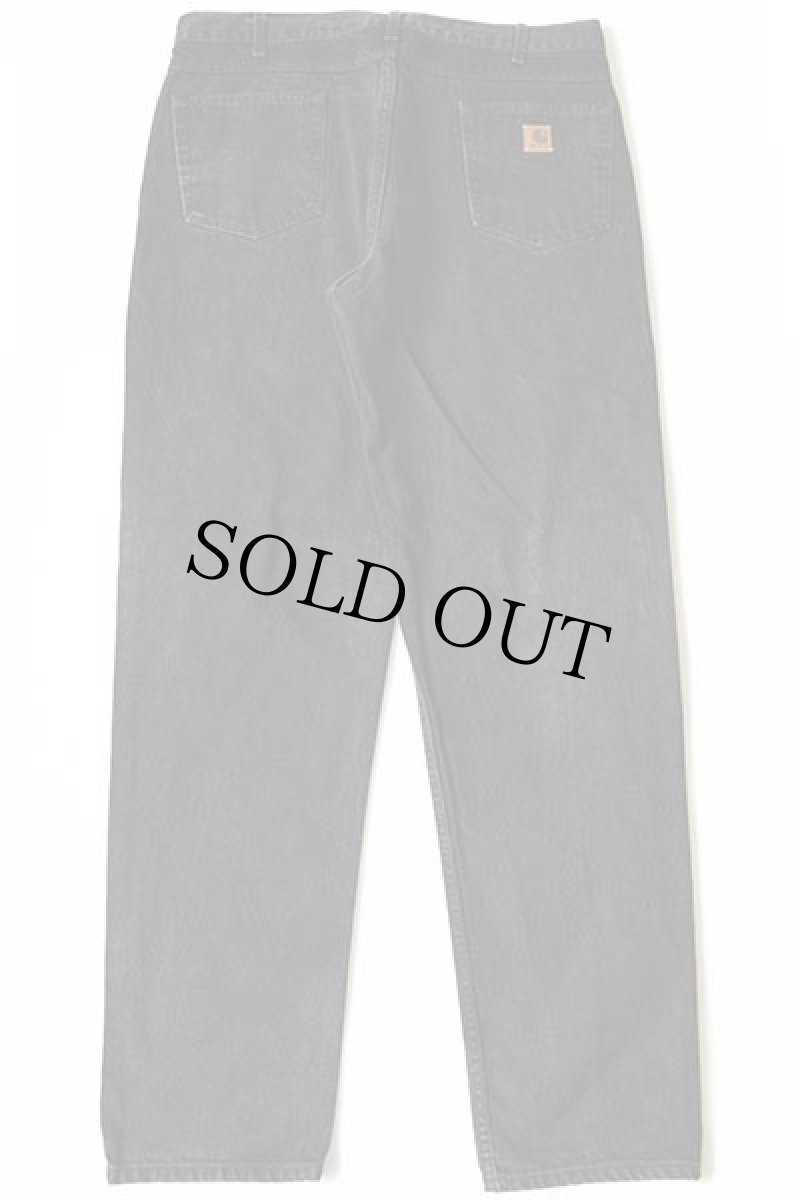 画像3: 00s USA製 carharttカーハート ブラック デニムパンツ w40 L36 (3)