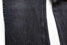 画像7: 90s USA製 Levi'sリーバイス 517 ブラック デニムパンツ w36 L32★ブーツカット (7)