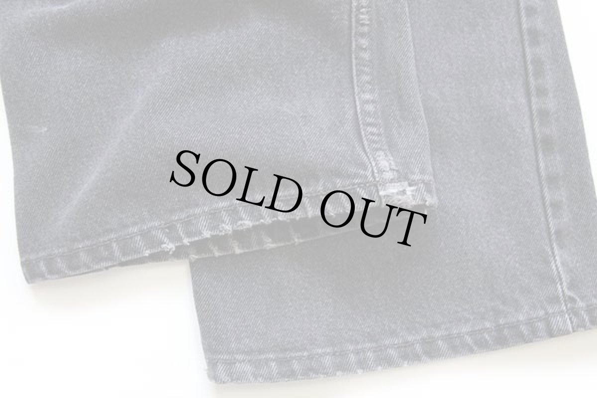 画像8: 90s USA製 Levi'sリーバイス 517 ブラック デニムパンツ w36 L32★ブーツカット (8)