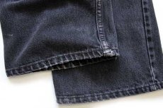 画像8: 90s USA製 Levi'sリーバイス 517 ブラック デニムパンツ w36 L32★ブーツカット (8)