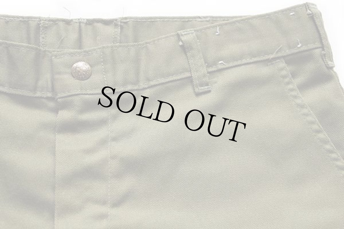 画像4: 90s BSA ボーイスカウト カーゴパンツ オリーブ w32 (4)