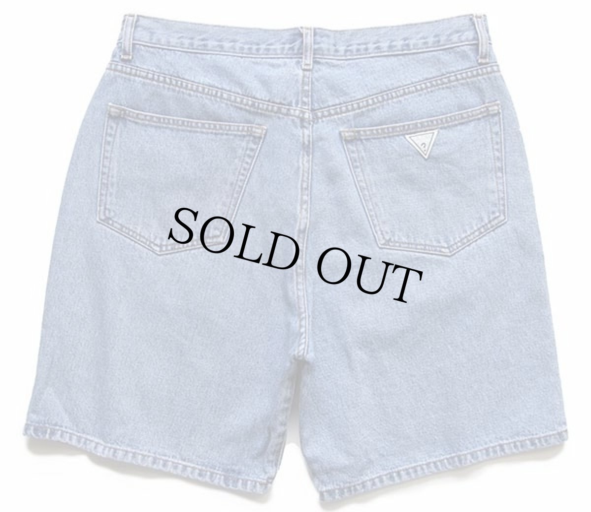 画像2: 90s USA製 GUESS JEANS ゲス デニム ショートパンツ 33★ショーツ (2)