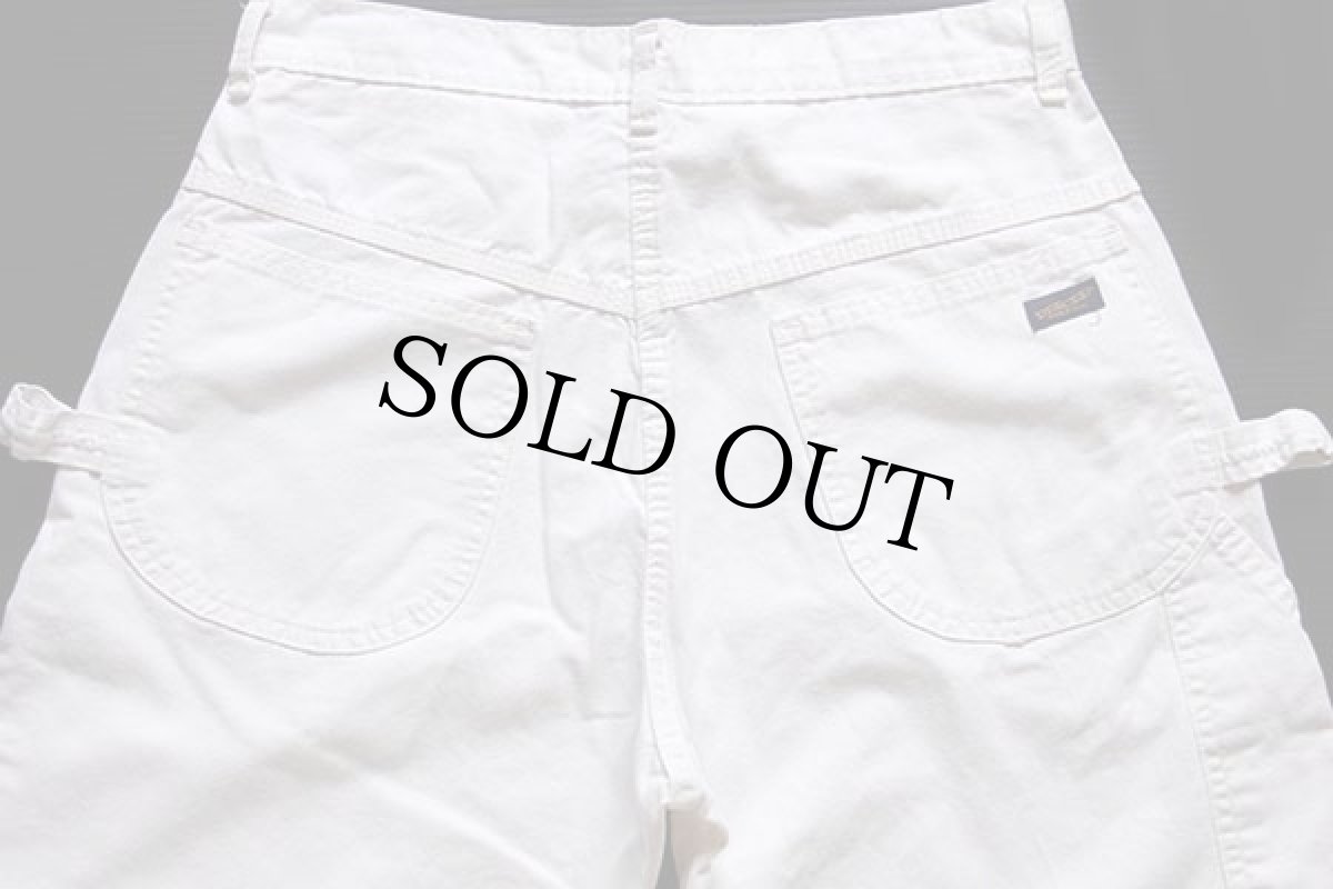 画像5: 80s USA製 WASHINGTON DEE CEE コットン ペインターパンツ 生成り w32 L32 (5)