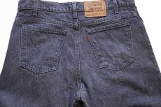 画像4: 90s USA製 Levi'sリーバイス 550 グレー デニムパンツ w36 L34 (4)