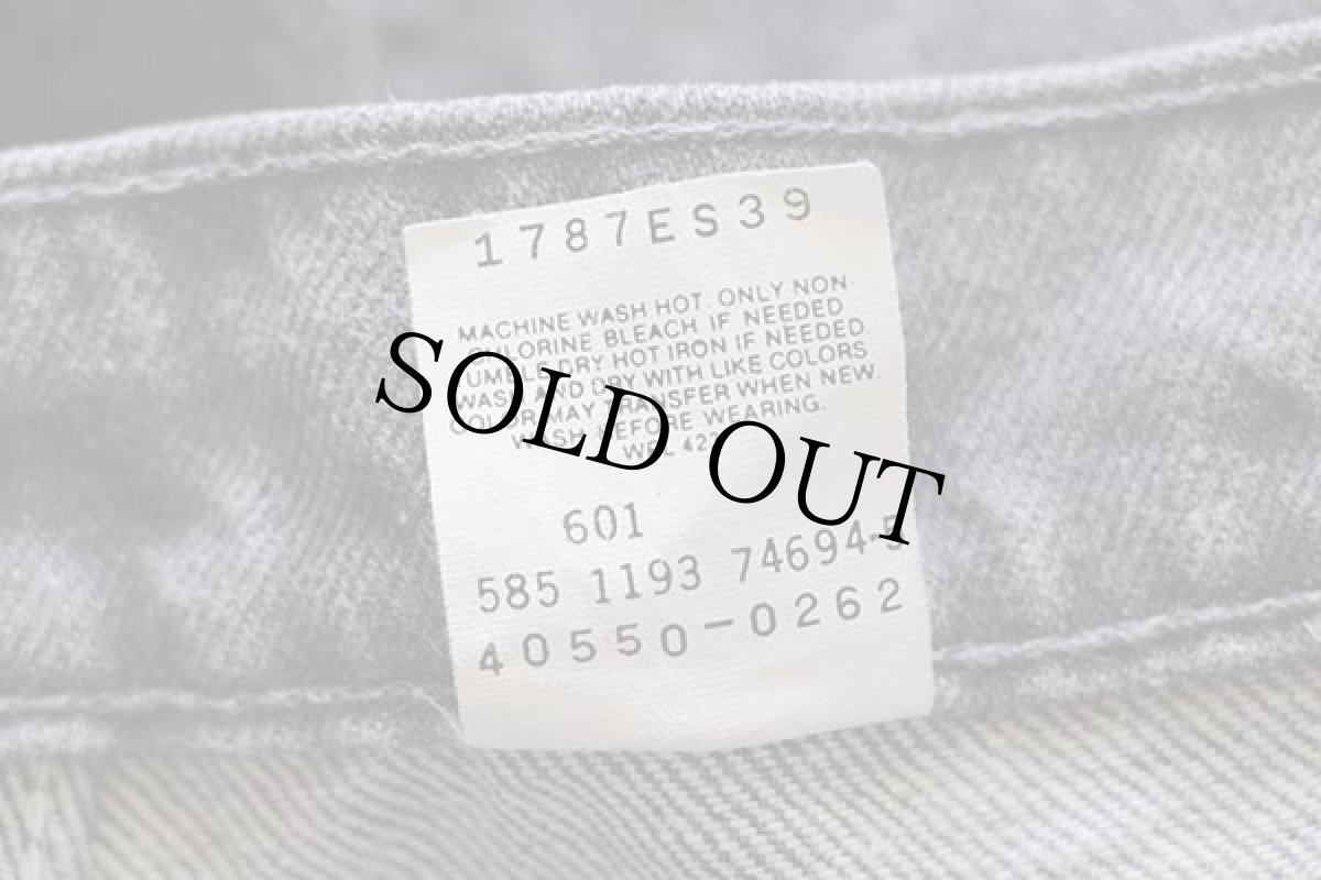 画像6: 90s USA製 Levi'sリーバイス 550 グレー デニムパンツ w36 L34 (6)