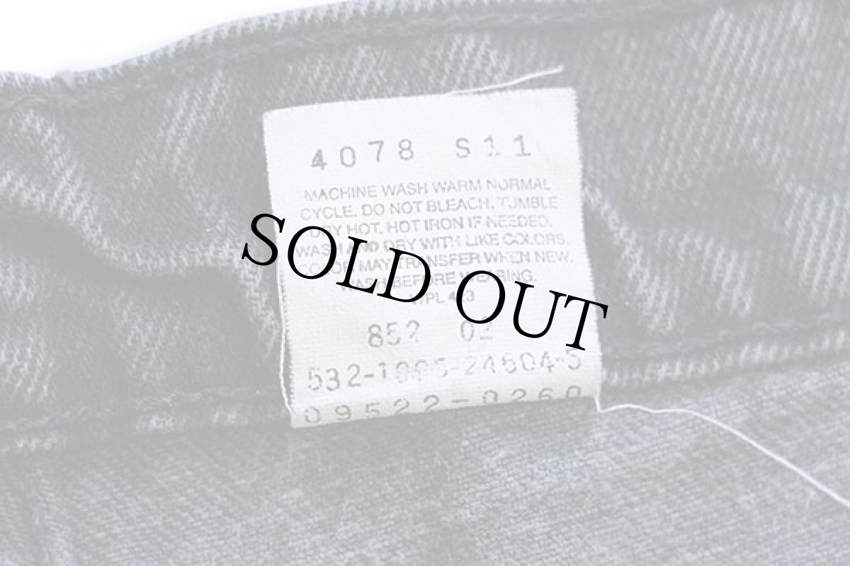 画像5: 90s USA製 Levi'sリーバイス 522 ブラック デニムパンツ 16 SHT (5)