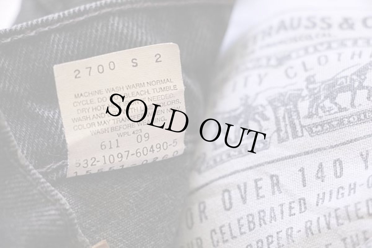 画像6: 90s USA製 Levi'sリーバイス 550 ブラック デニムパンツ 14 REG. S★08 (6)