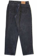 画像3: 90s USA製 Levi'sリーバイス 550 ブラック デニムパンツ 14 REG. S★08 (3)